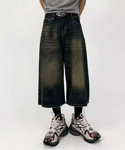 Theater code / wide flare cropped denim pant ワイド フレア クロップド デニムパンツ