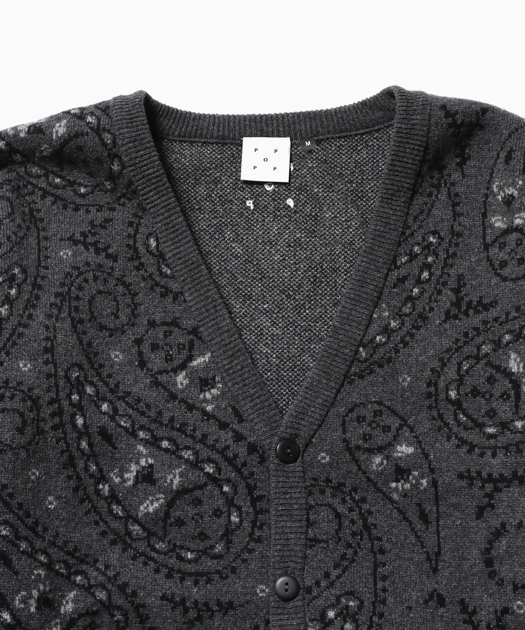 POP TRADING COMPANY/ポップトレーディングカンパニー paisley knitted