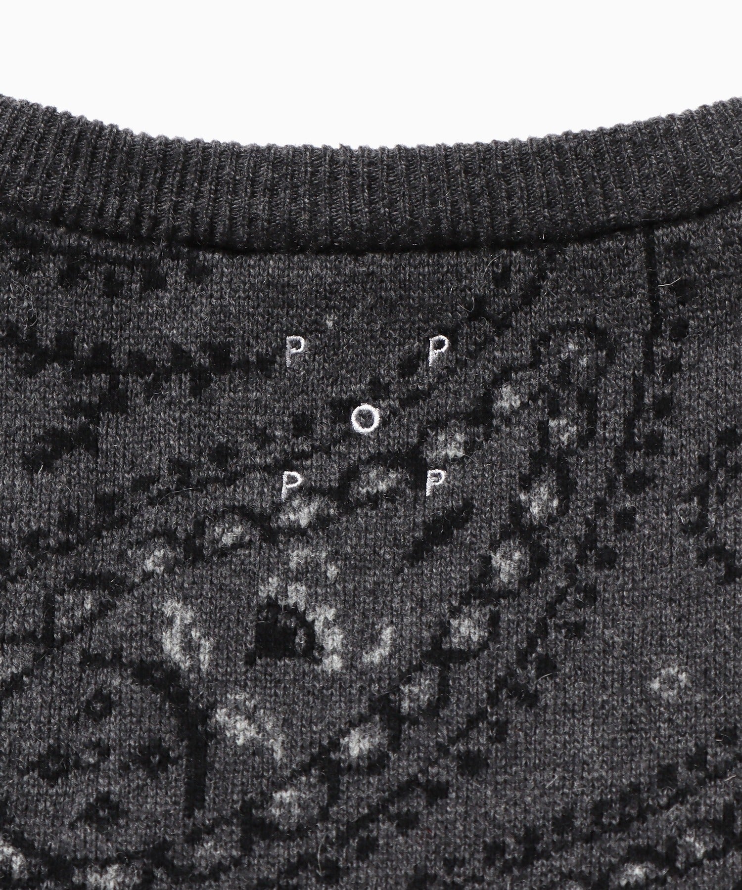 POP TRADING COMPANY/ポップトレーディングカンパニー paisley knitted cardigan