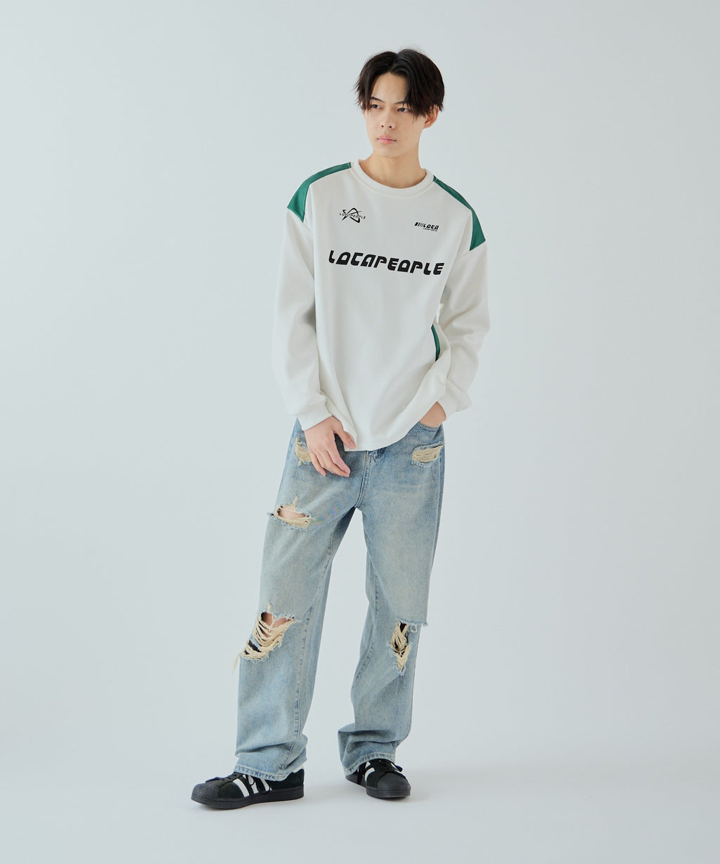 Theater code / racing sweat shirt レーシング スウェットシャツ ゲームシャツ トレーナー