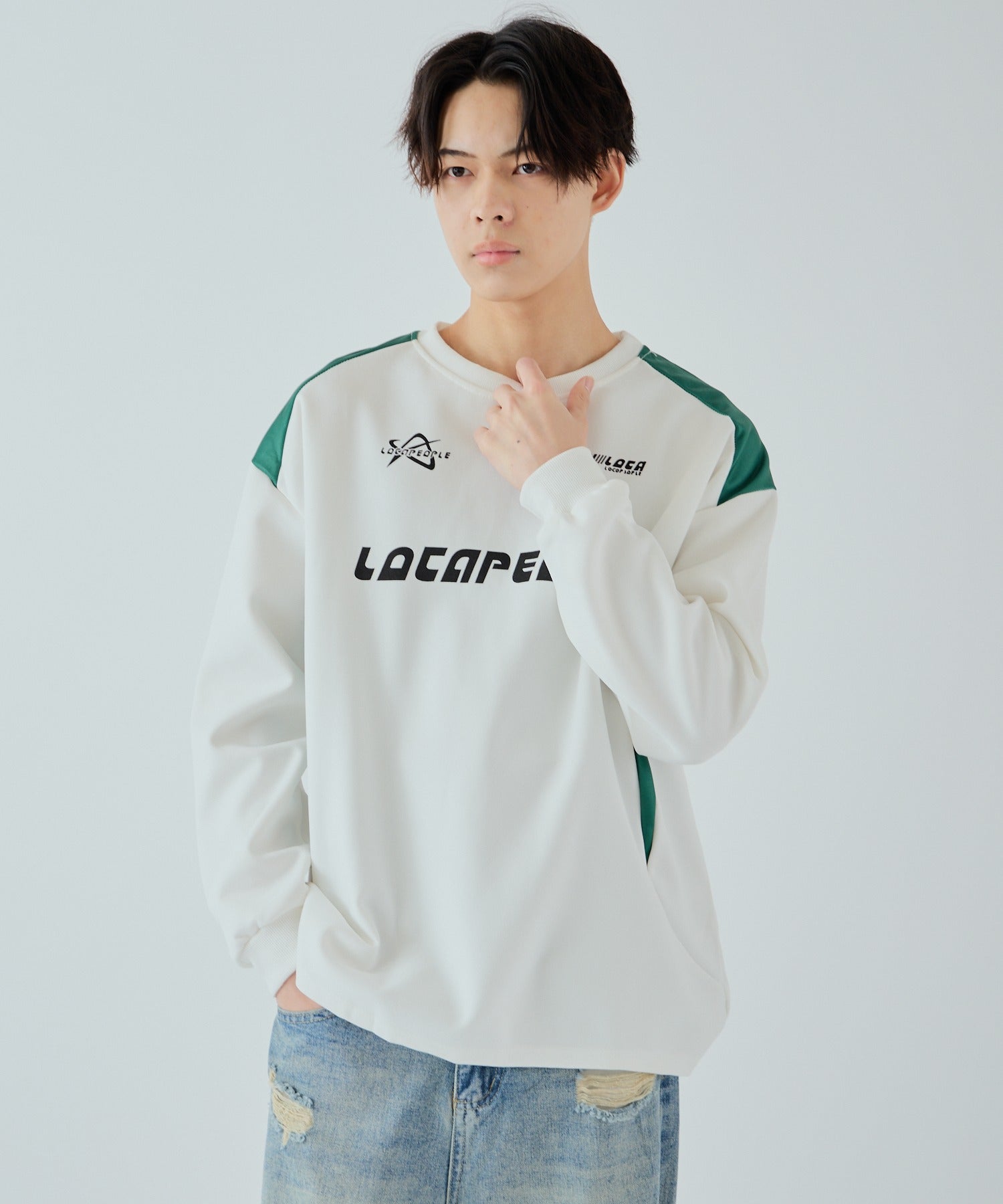 Theater code / racing sweat shirt レーシング スウェットシャツ ゲームシャツ トレーナー