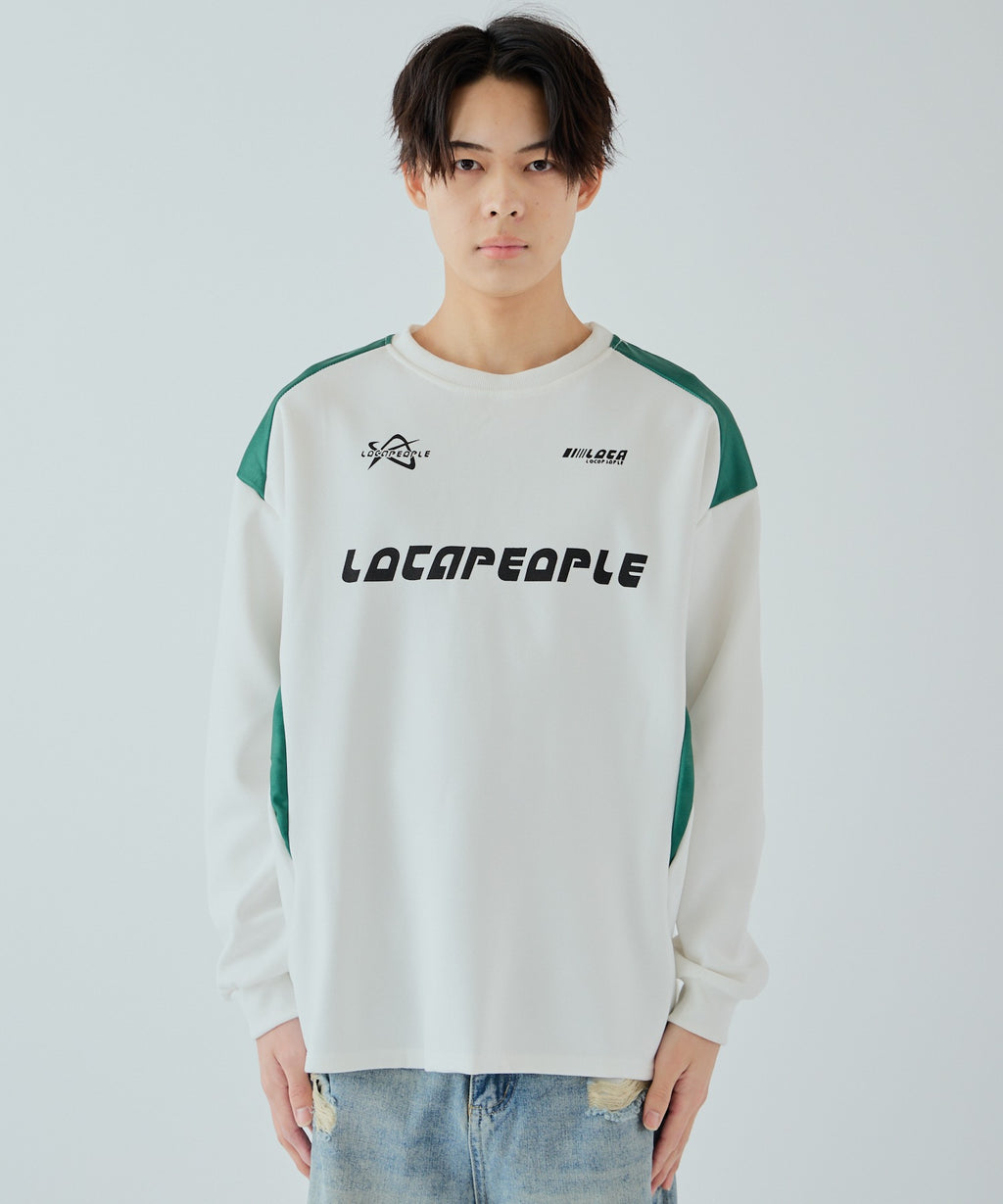 Theater code / racing sweat shirt レーシング スウェットシャツ ゲームシャツ トレーナー