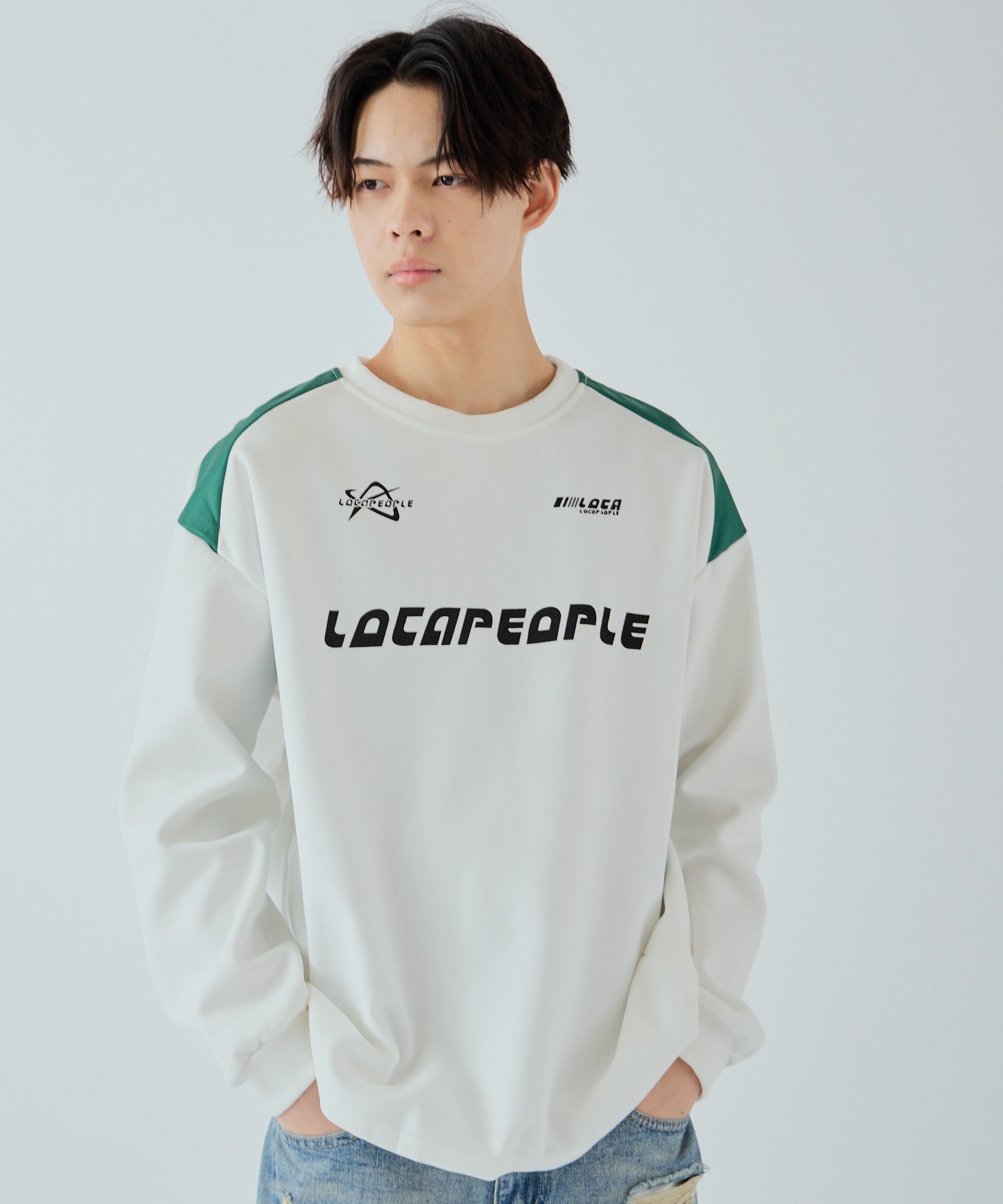 Theater code / racing sweat shirt レーシング スウェットシャツ ゲームシャツ トレーナー