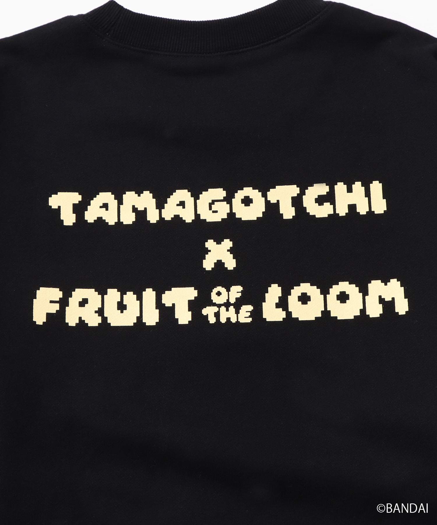 たまごっち×FRUIT OF THE LOOM 袖プリントスウェット