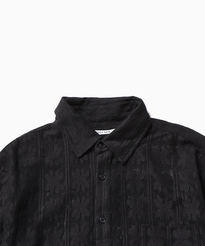 FREE MAX×Hyoma / Flower Lace Shirt