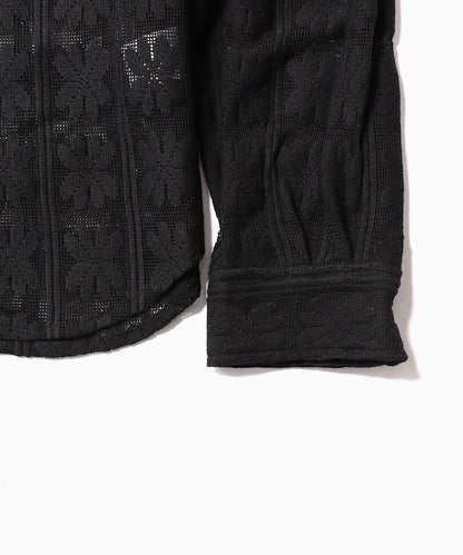 FREE MAX×Hyoma / Flower Lace Shirt