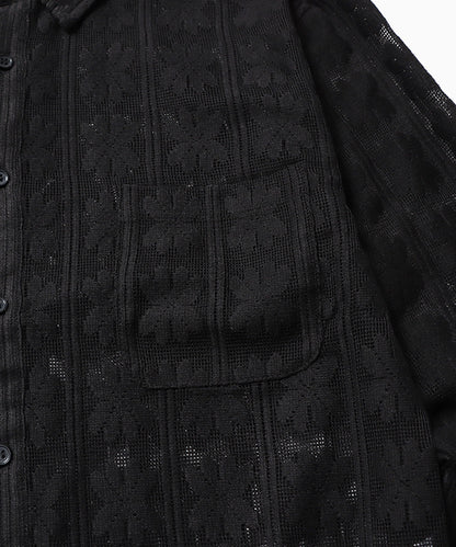 FREE MAX×Hyoma / Flower Lace Shirt
