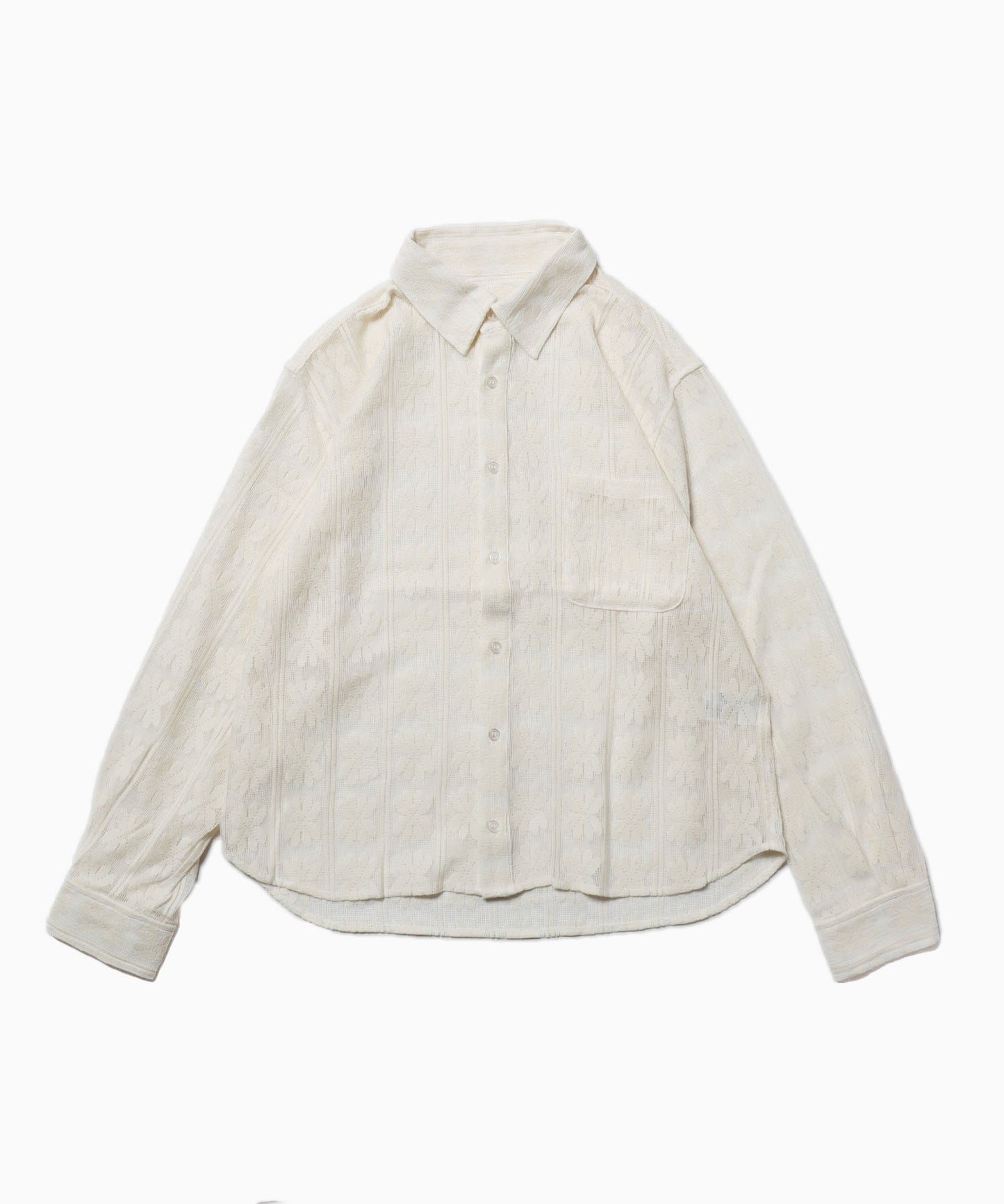 FREE MAX×Hyoma / Flower Lace Shirt