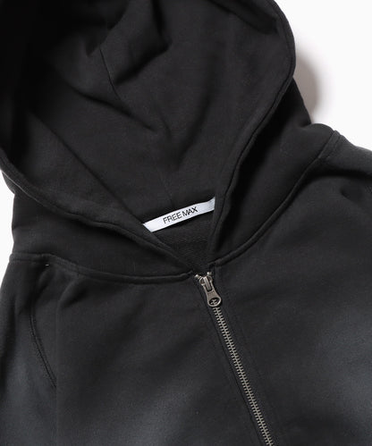 FREE MAX×Hyoma Wash Zip Hoodie