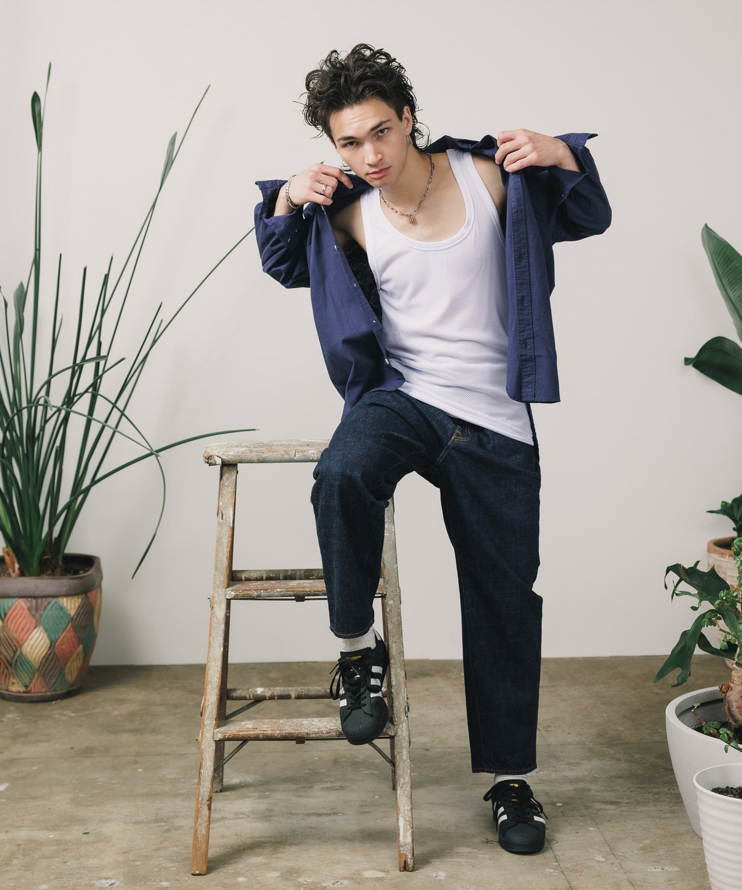 FREE MAX×Hyoma Mesh Tank Top