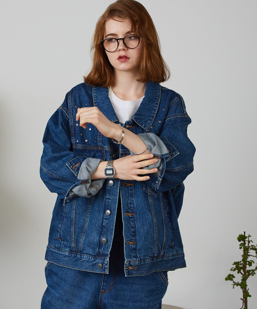 FREE MAX×陽世 Switching Big Denim JKT