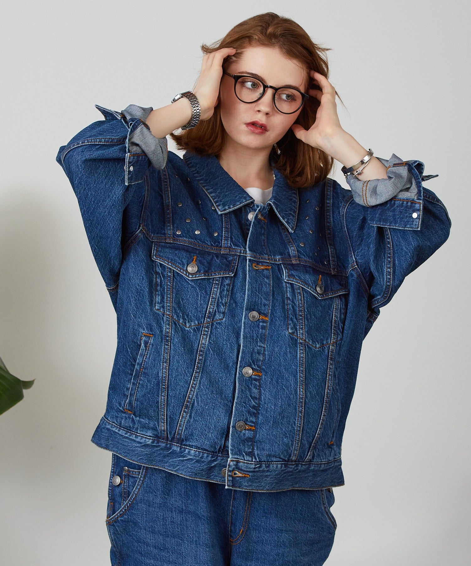 FREE MAX×陽世 Switching Big Denim JKT