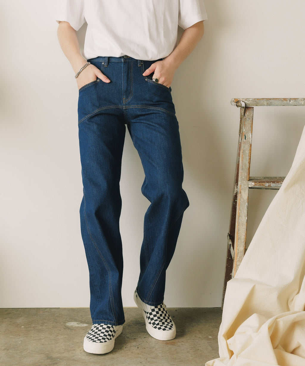 FREE MAX×陽世 Switcing Straight Denim