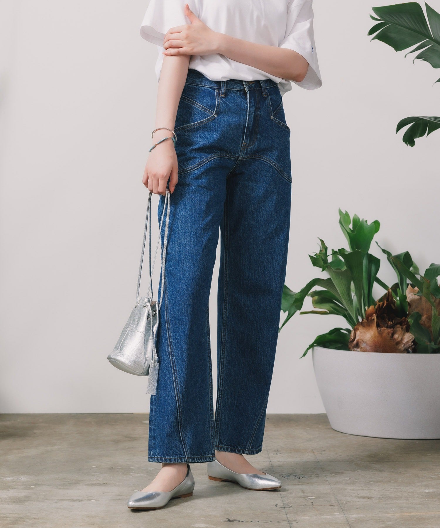 FREE MAX×陽世 Switcing Straight Denim