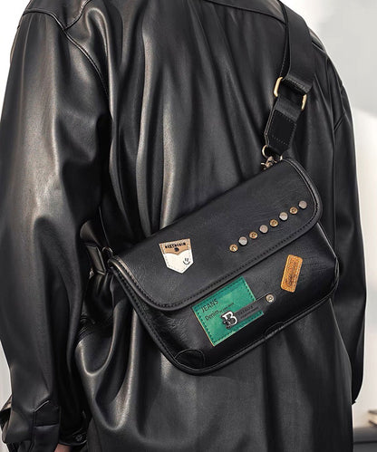 Theater code / fake leather shoulder bag / フェイクレザー ショルダーバッグ