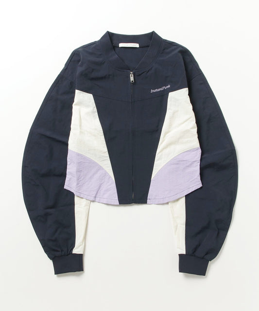 INSTANTFUNK / Corset-panelled western nylon jacket