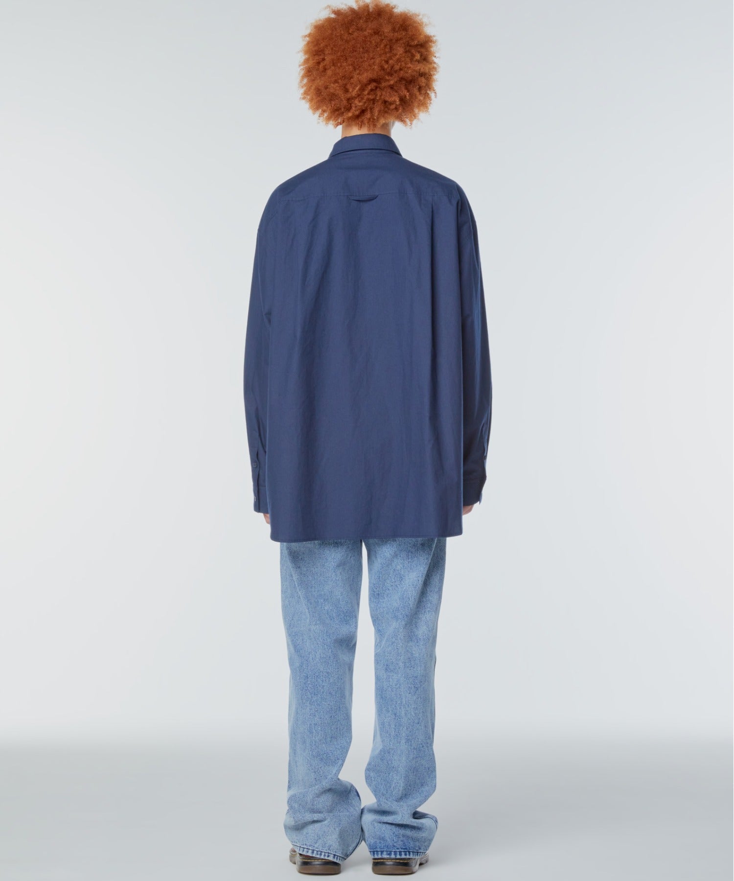 INSTANTFUNK / Ms Oversized flap-pocket shirt