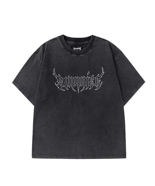 SUPPLIER  / Vintage Wash Fire Bones Tee