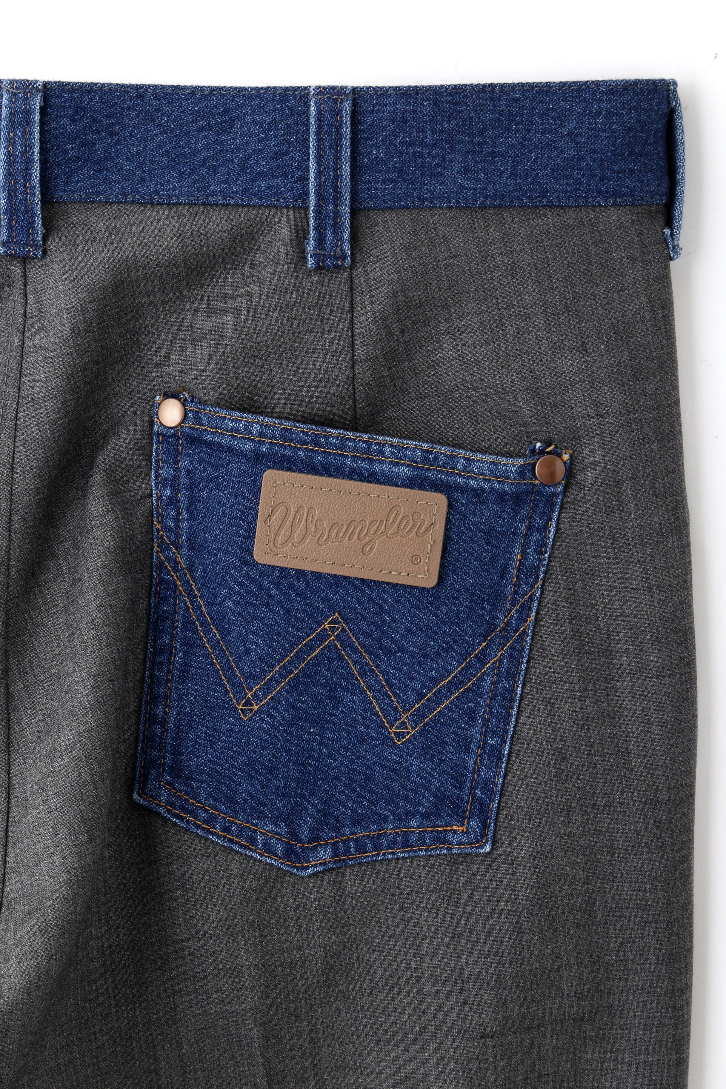 WRANGLER COMBINATION FLARE TROUSERS
