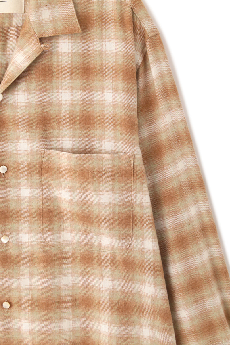 SEVEN BY SEVEN/セブン バイ セブン OMBRE CHECK COVERALL JACKET - Unstained organic cotton -