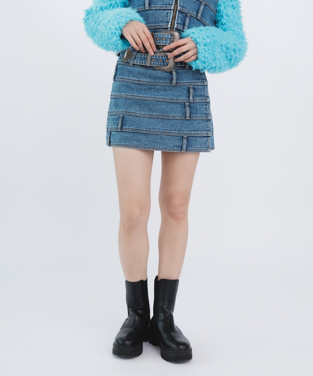 Andersson Bell / DUA MULTI WAIST DENIM SKIRT スカート