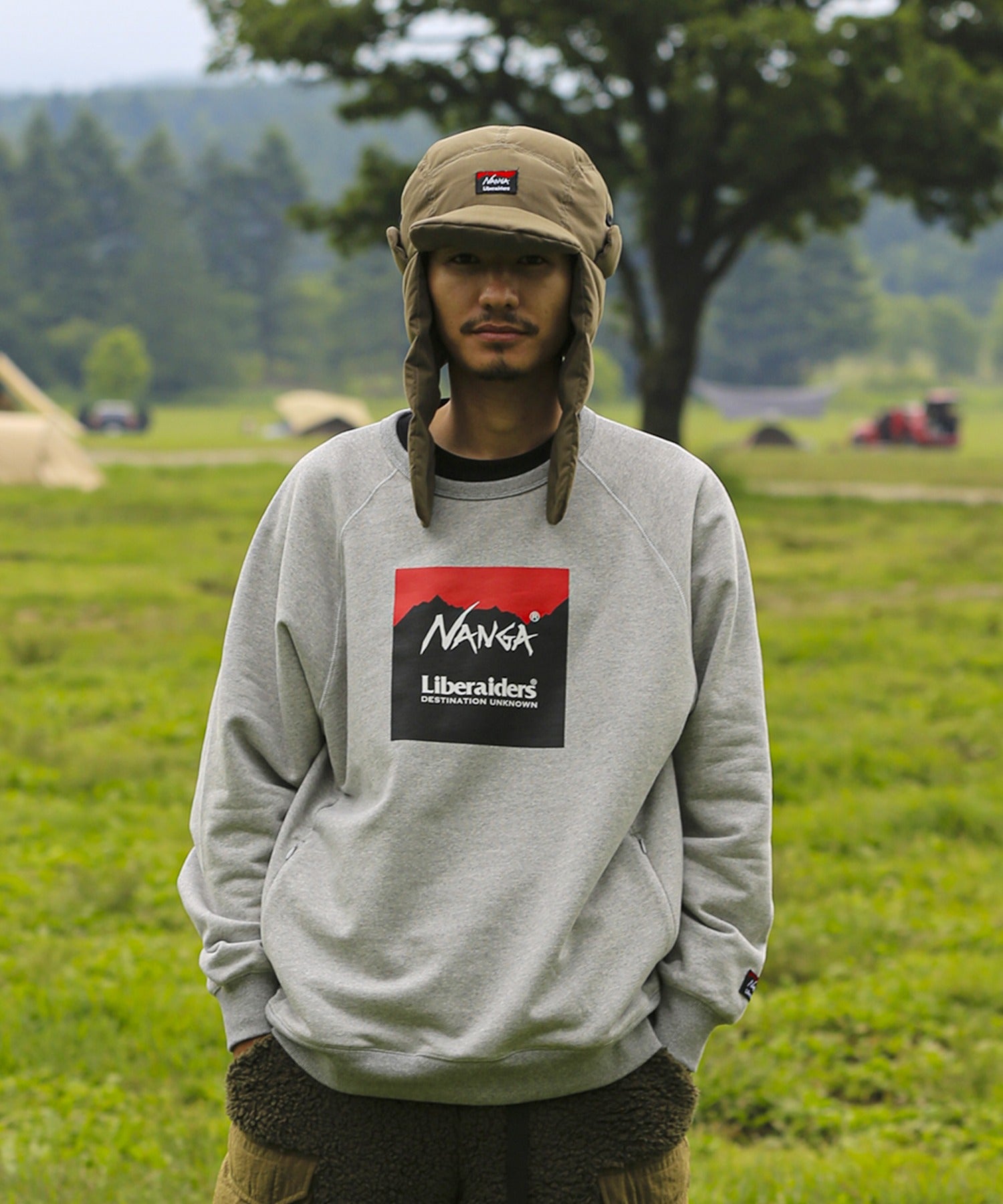 NANGA X LIBERAIDERS ECO HYBRID SWEAT SHIRT – ROOP TOKYO