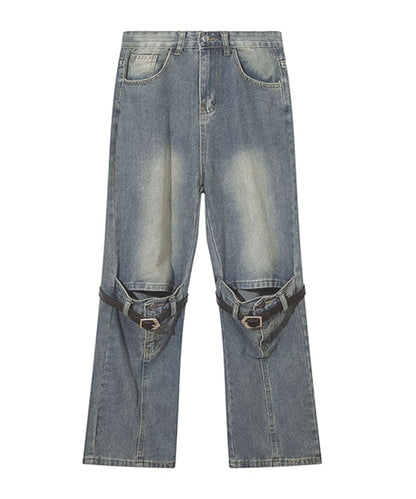 Theater code / buckle design denim pants バックルデザイン デニムパンツ