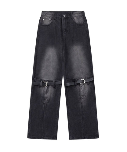 Theater code / buckle design denim pants バックルデザイン デニムパンツ