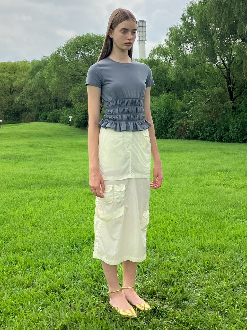 Kijun / Military Long Skirt