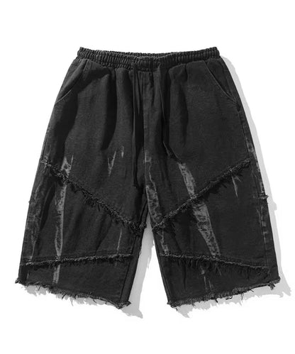 Theater code / fringe pattern denim shorts フリンジパターン デニム ショーツ