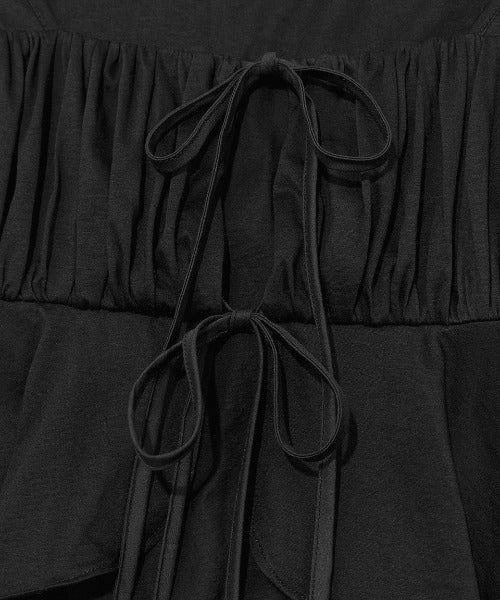 Kijun / Shirring Tie Blouse シャーリングブラウス