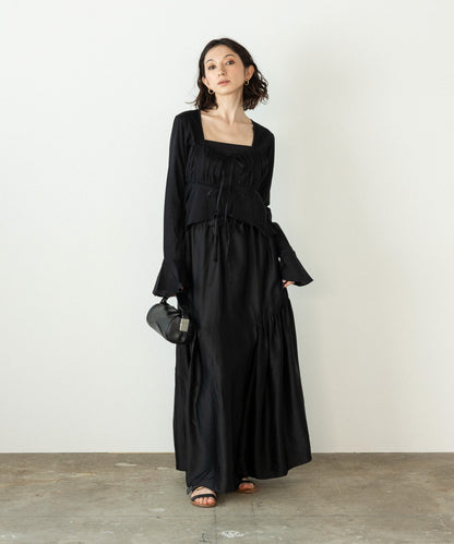 Kijun / Shirring Tie Blouse シャーリングブラウス