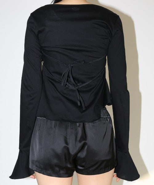 Kijun / Shirring Tie Blouse シャーリングブラウス