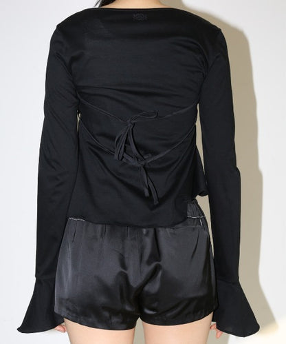Kijun / Shirring Tie Blouse シャーリングブラウス