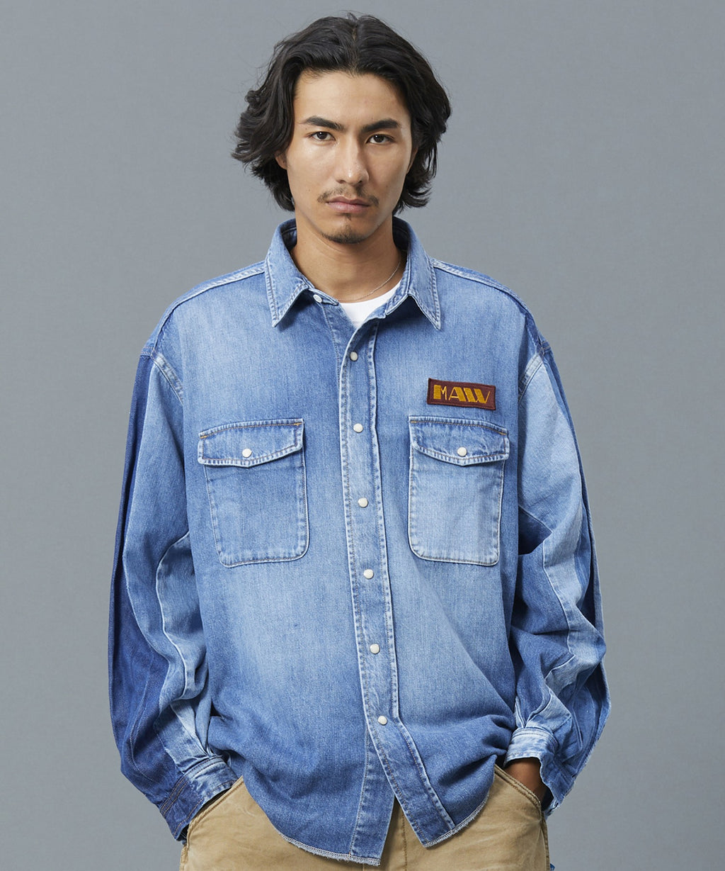 Liberaiders / REMAKE DENIM SHIRT