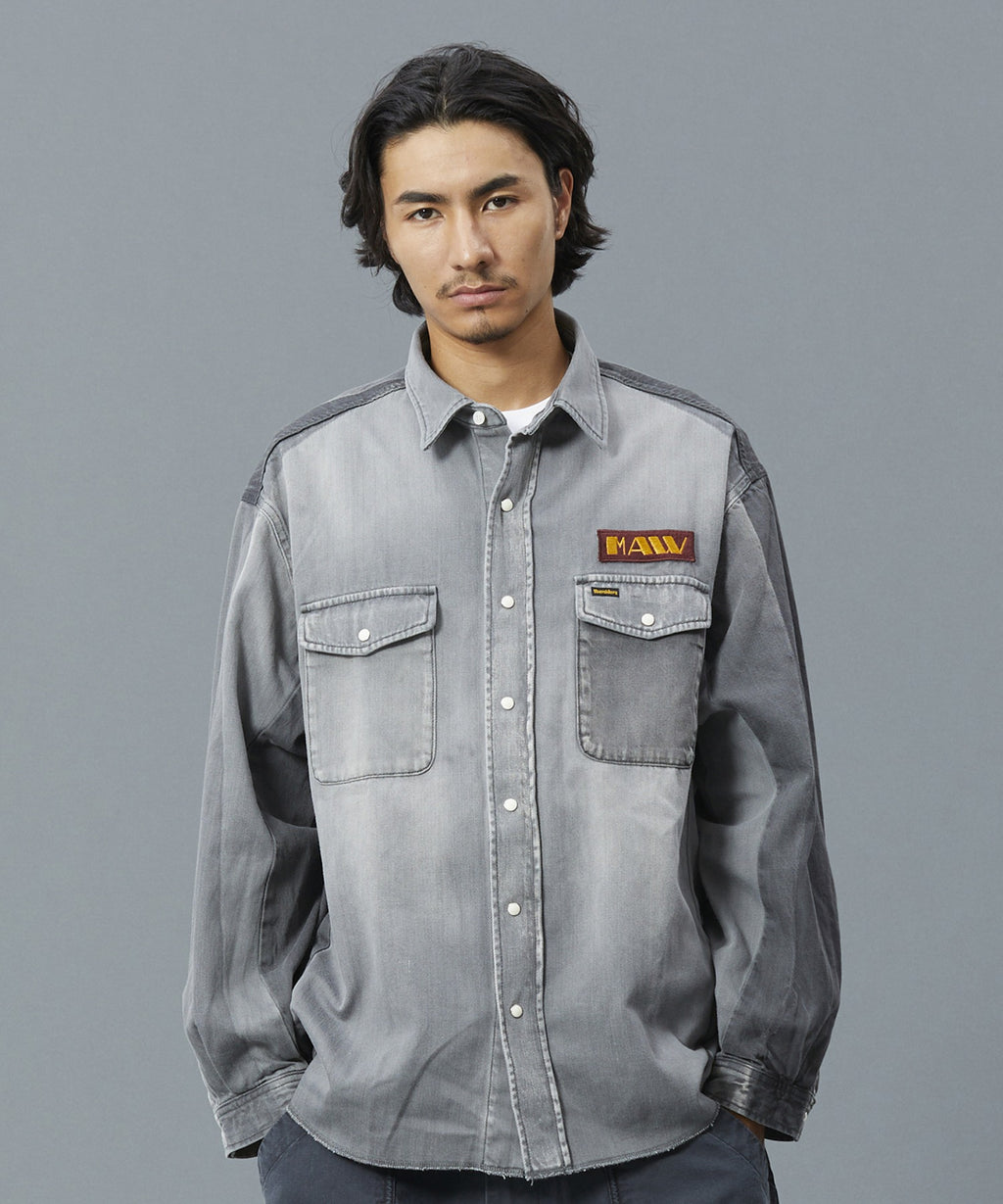 Liberaiders / REMAKE DENIM SHIRT