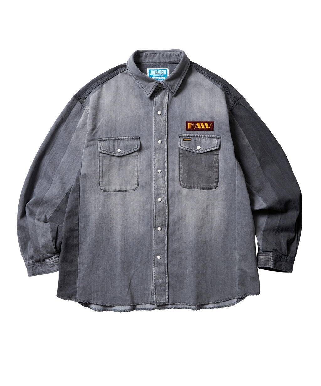 Liberaiders / REMAKE DENIM SHIRT