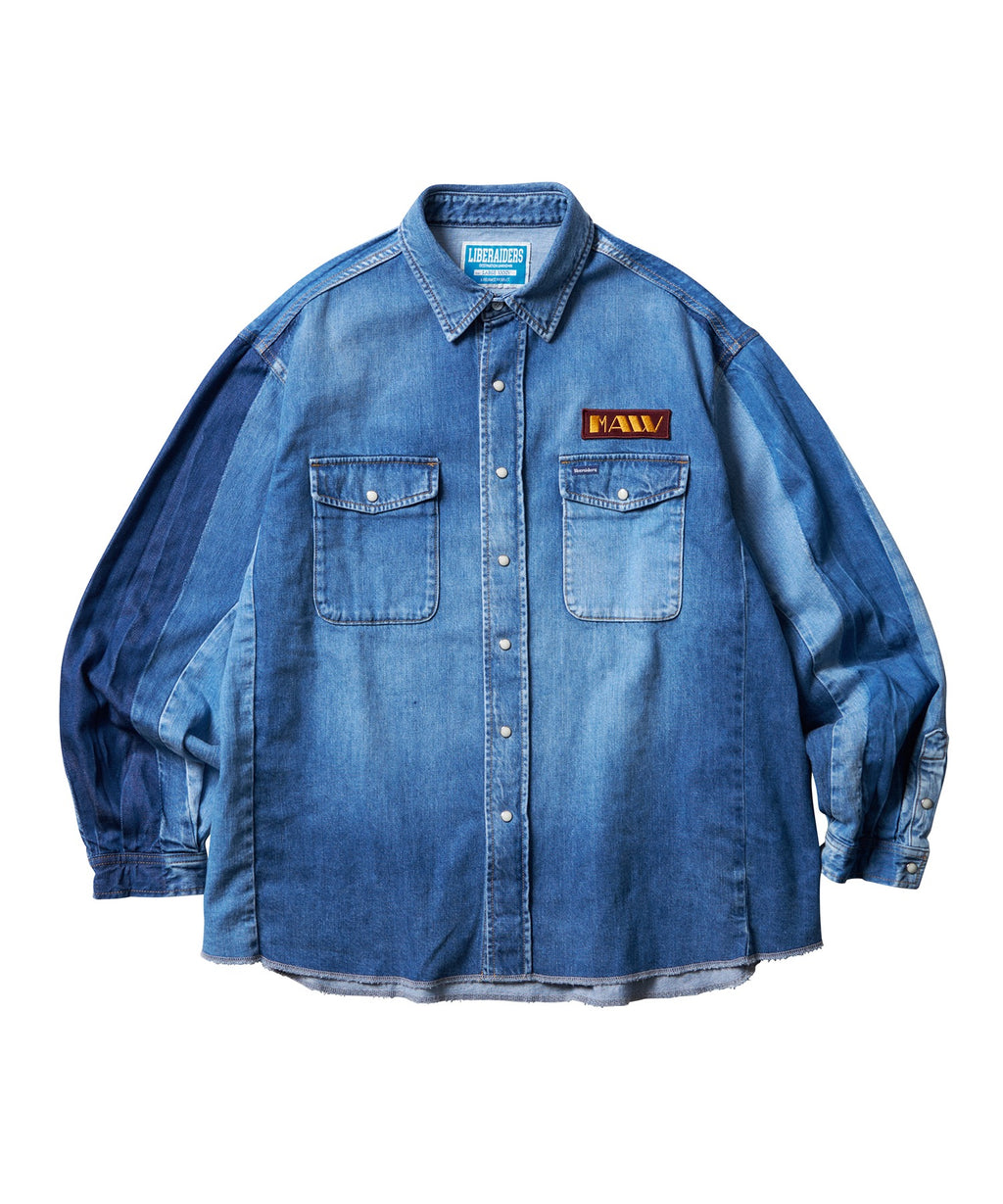 Liberaiders / REMAKE DENIM SHIRT