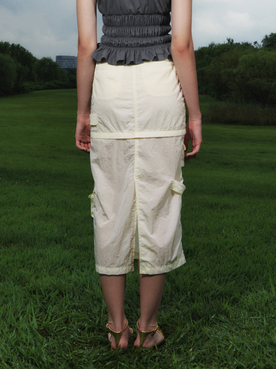Kijun / Military Long Skirt