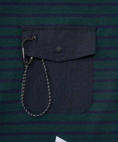 Striped pocket H/S T