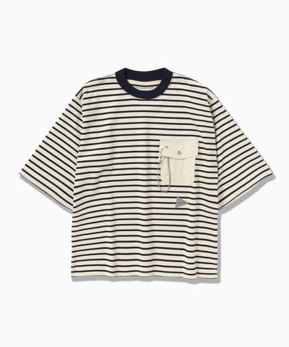 Striped pocket H/S T