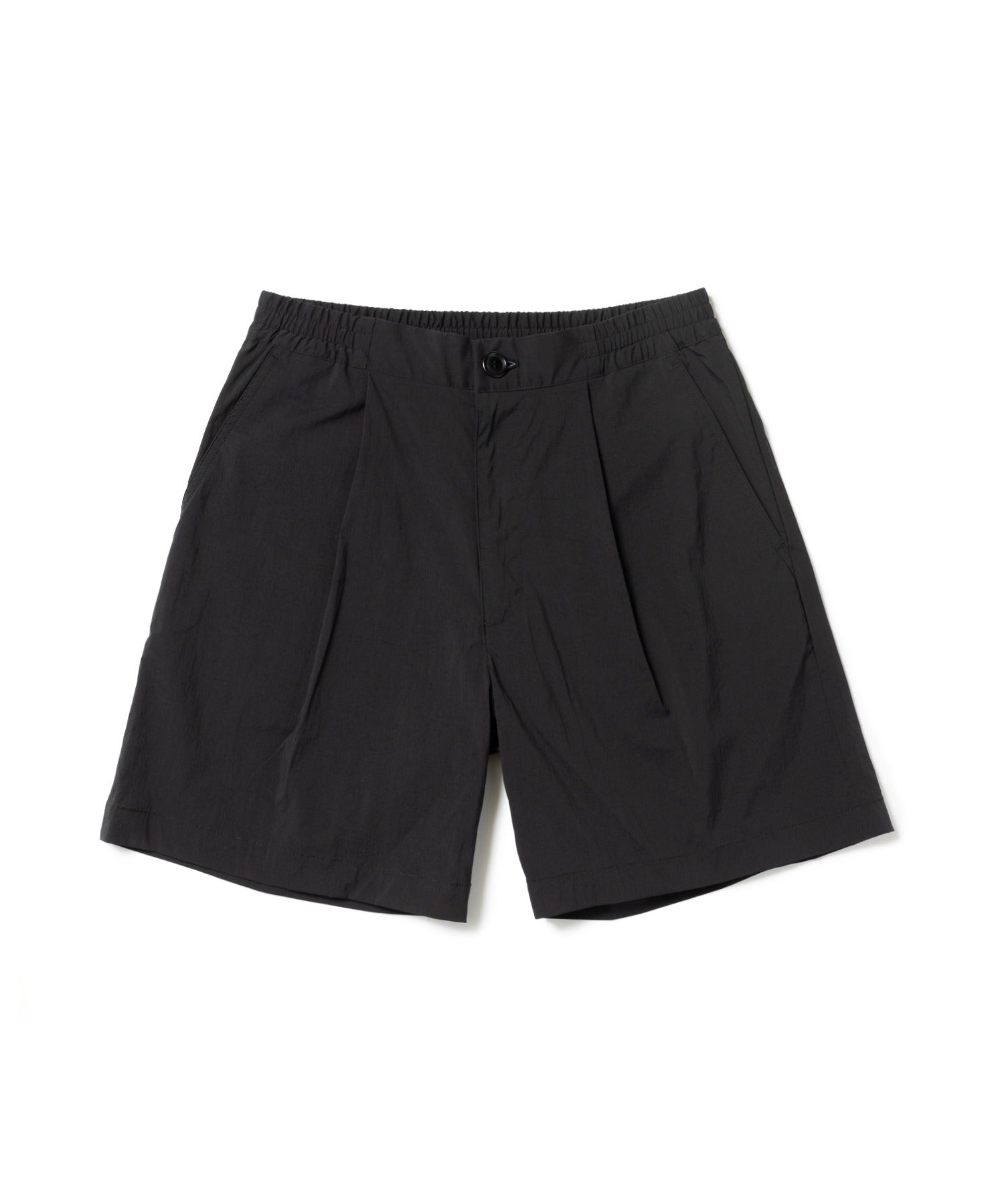 MR.OLIVE | STRETCH WASHABLE NYLON / ONE TACK SHORTS ストレッチウォッシャブルナイロン ワンタックショーツ