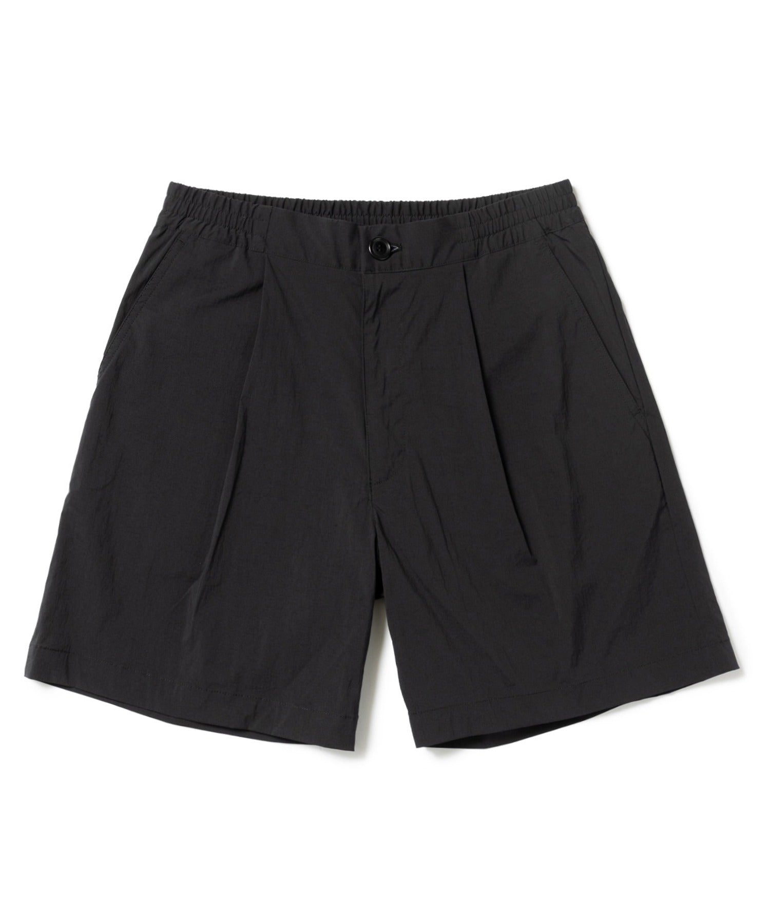 MR.OLIVE | STRETCH WASHABLE NYLON / ONE TACK SHORTS ストレッチウォッシャブルナイロン ワンタックショーツ