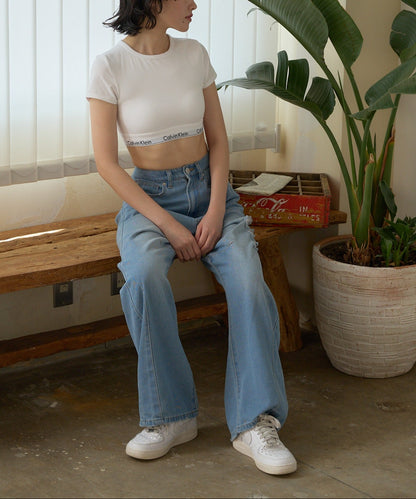 Calvin Klein / T-SHIRT BRALETTE