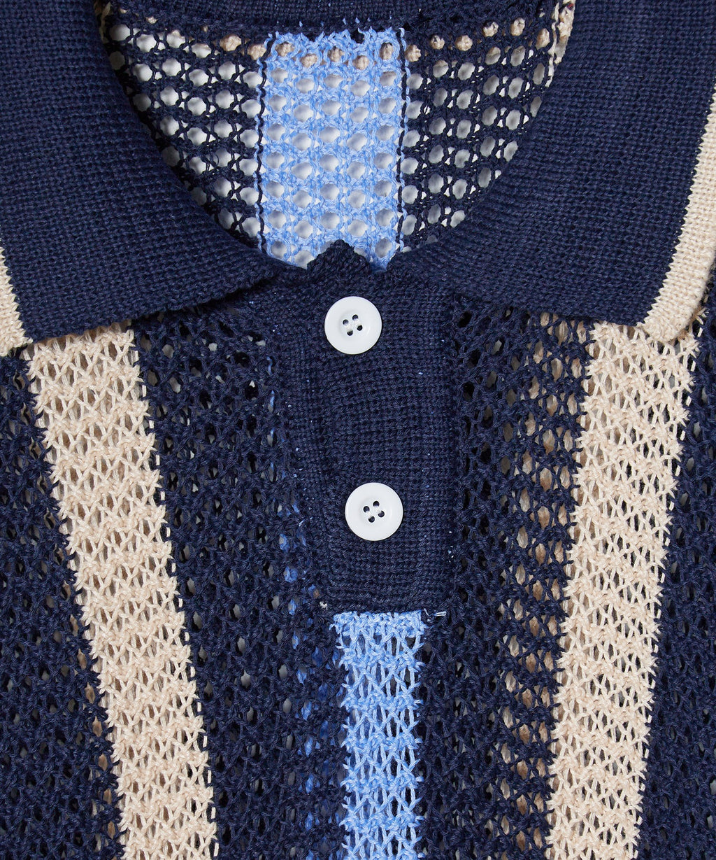 ROOP TOKYO / S/Sメッシュニットポロシャツ