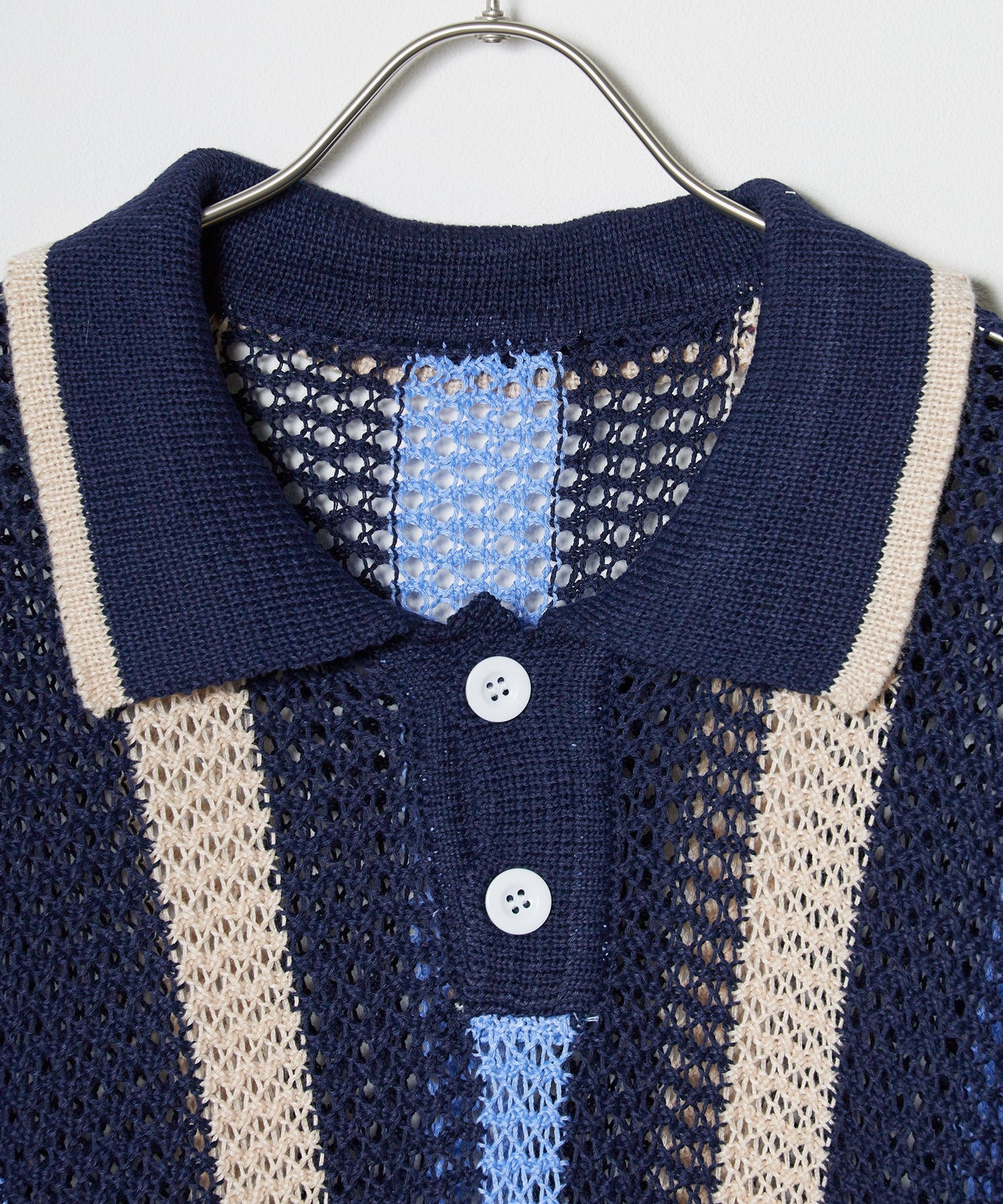 ROOP TOKYO / S/Sメッシュニットポロシャツ