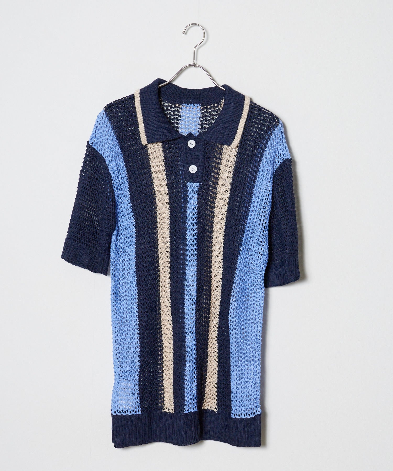 ROOP TOKYO / S/Sメッシュニットポロシャツ