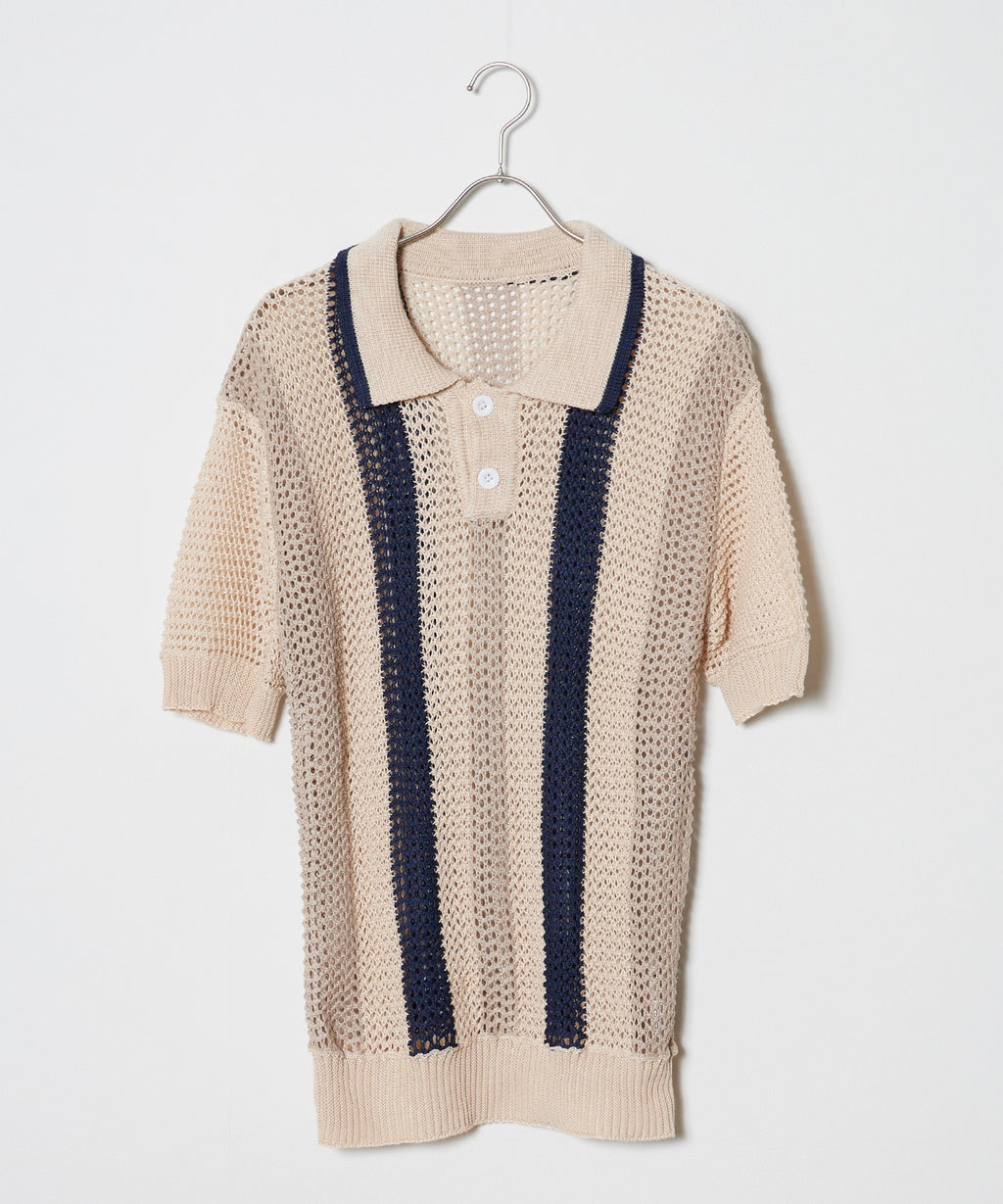 ROOP TOKYO / S/Sメッシュニットポロシャツ