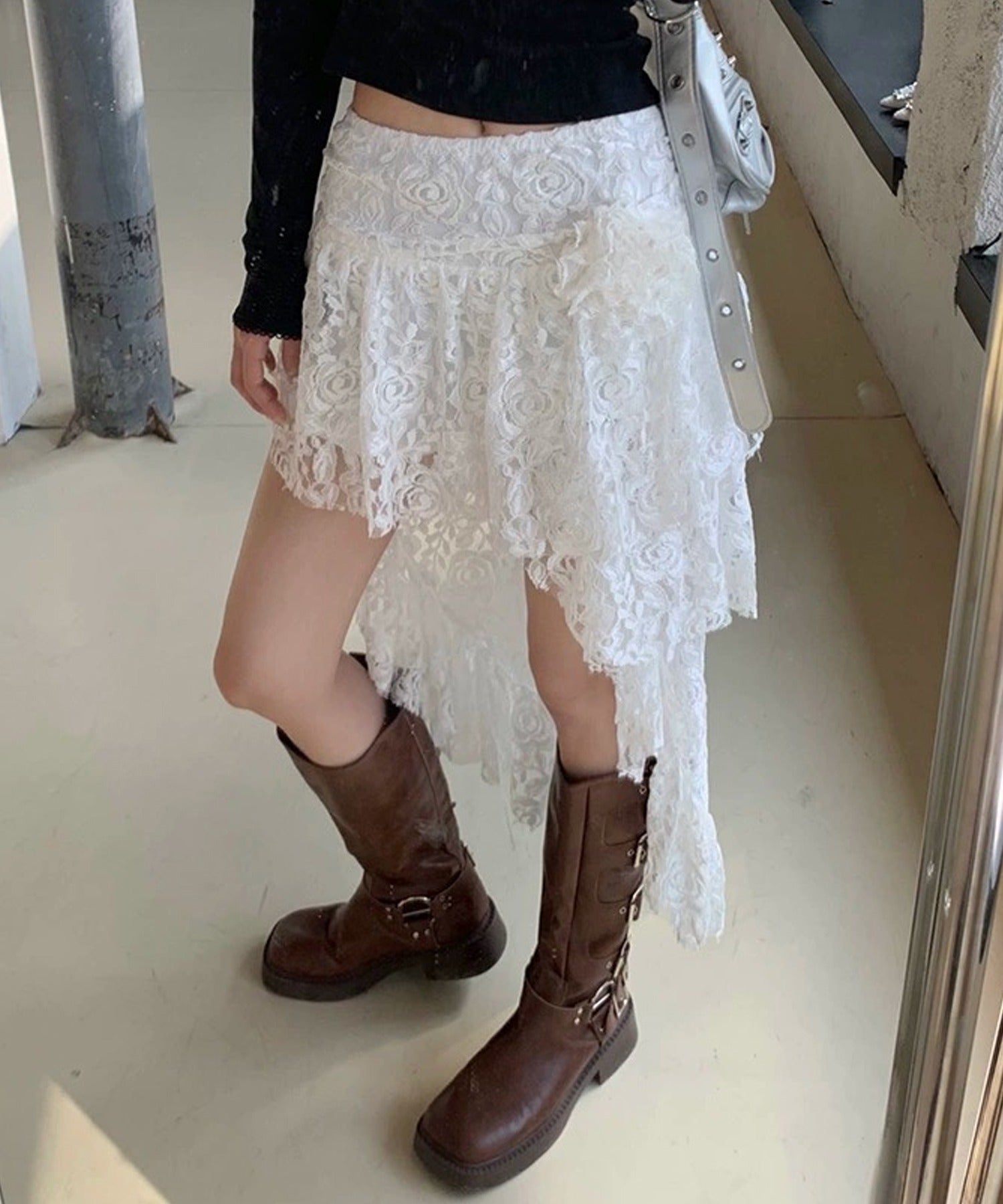 Chick / アシンメトリーフリルスカート