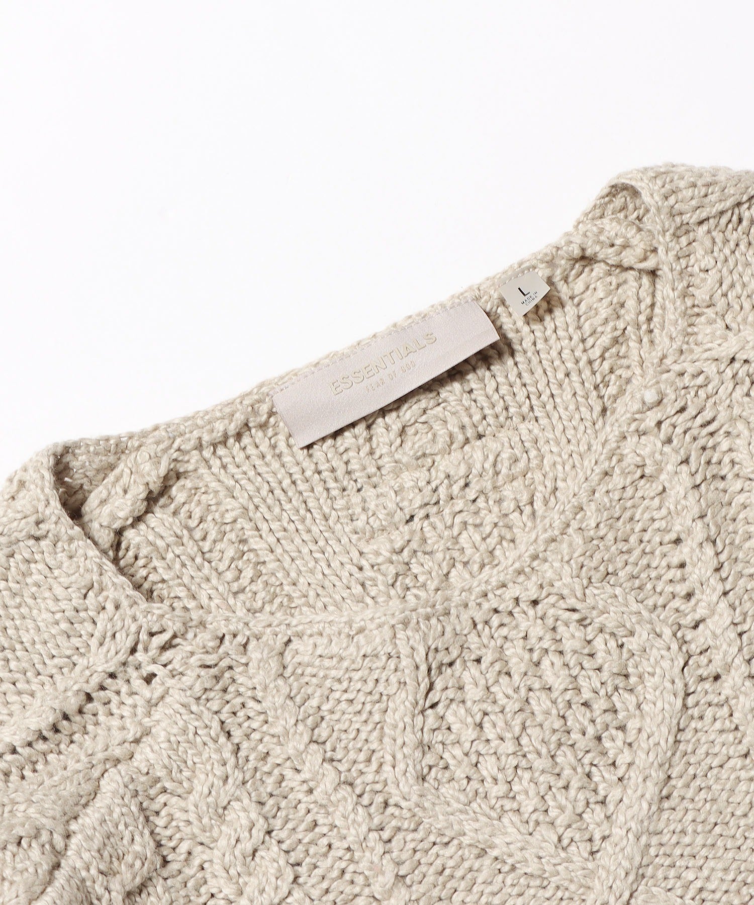 FOG 22FW CABLE KNIT CREW NECK